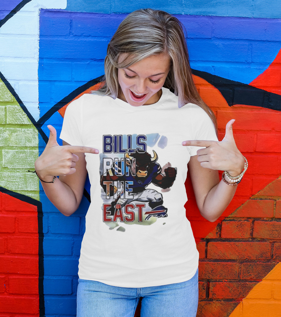 Bills Run The East Buffalo Bills 2025 Wild Card Weekend T-Shirt