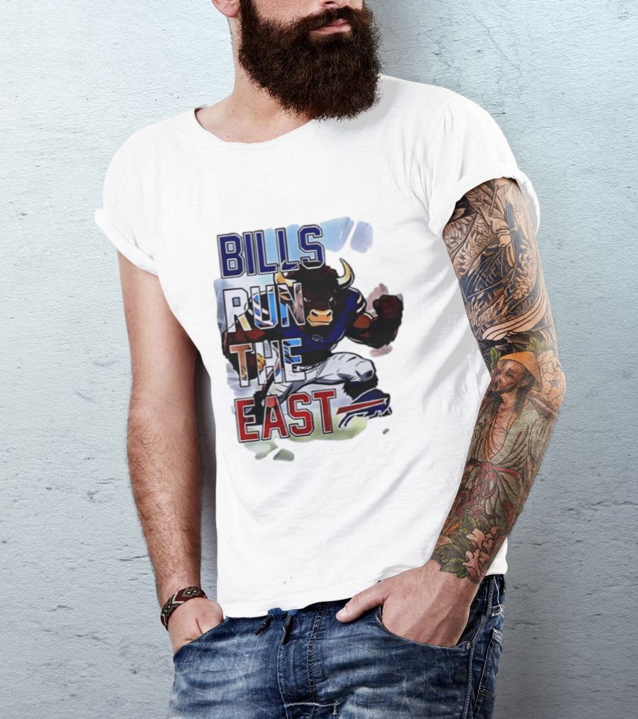 Bills Run The East Buffalo Bills 2025 Wild Card Weekend T-Shirt