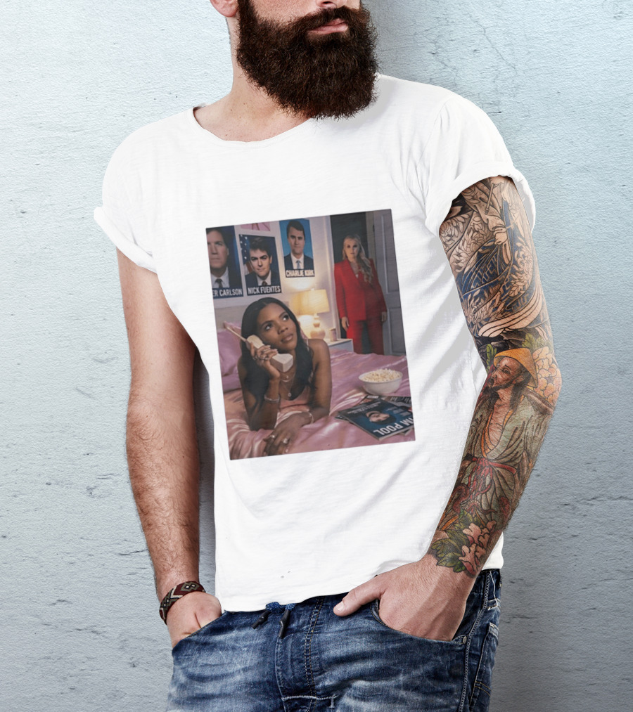 Candace Owens Phone Call Tucker Carlson Nick Fuentes Charlie Kirk S T-Shirt