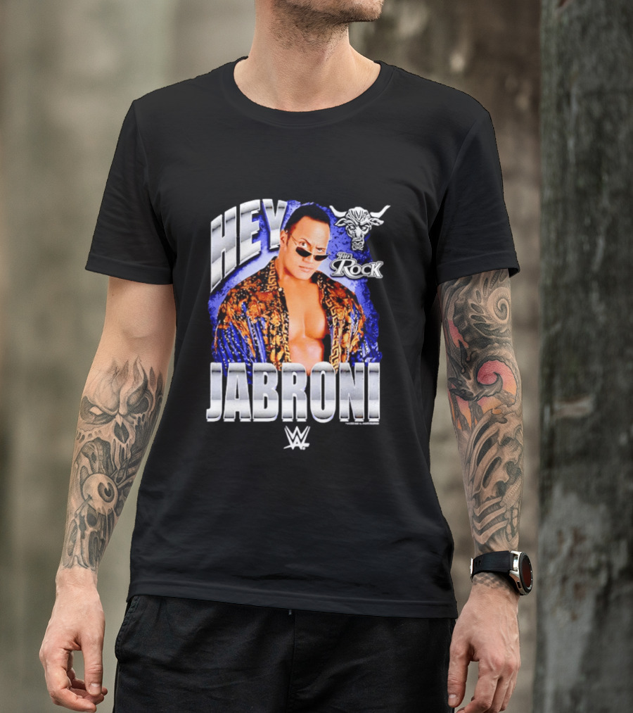 Dwayne Johnson Hey Jabroni The Rock WWE Brahma Bull T-Shirt
