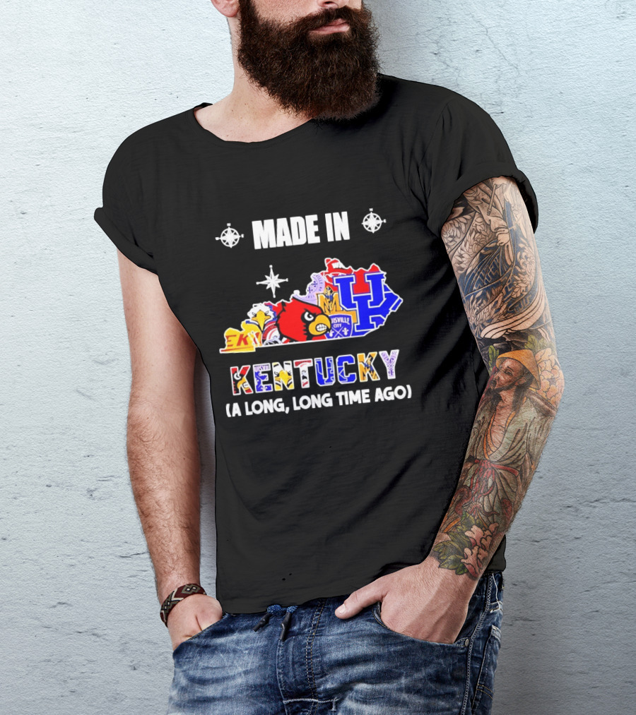 Made In Kentucky UK Louisville City Cardinals Long Time Ago T-Shirt