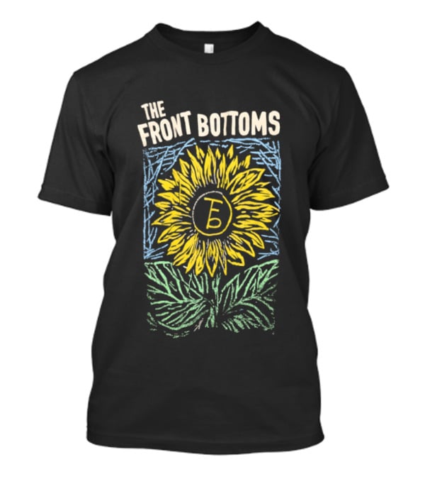 The Front Bottoms Sunflower TFBS Yellow Flower T-Shirt