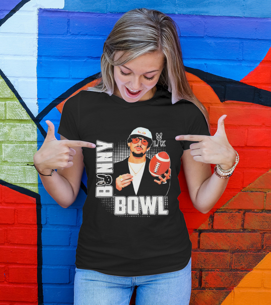 Bad Bunny Team Benito Super Bowl LIX Football Fun Wear T-Shirt