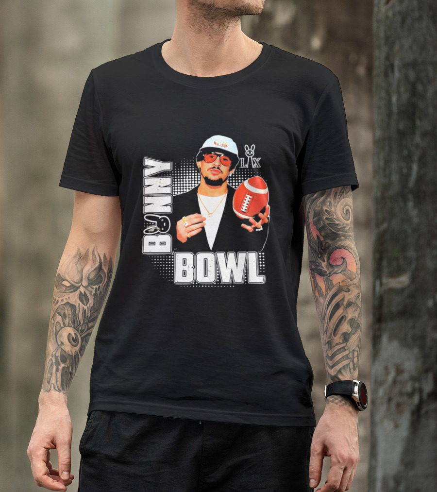 Bad Bunny Team Benito Super Bowl LIX Football Fun Wear T-Shirt