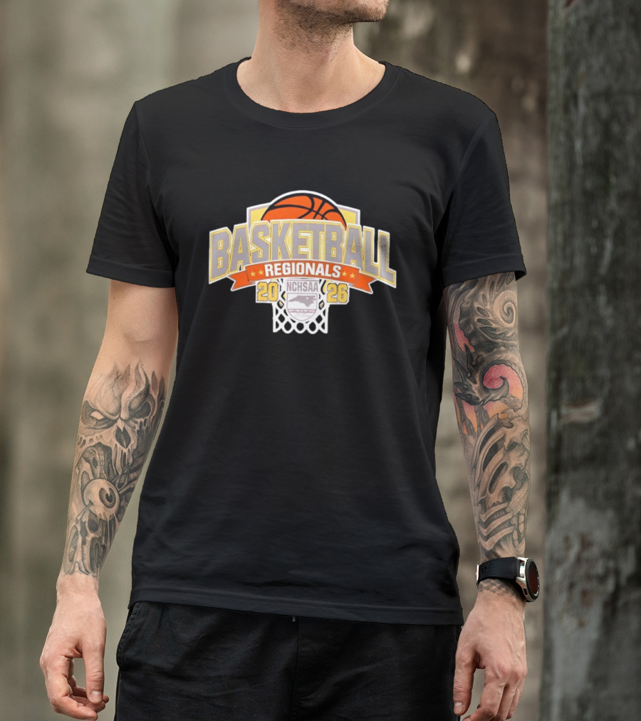NCHSAA Basketball Regionals 2026 North Carolina Championship Tournament T-Shirt