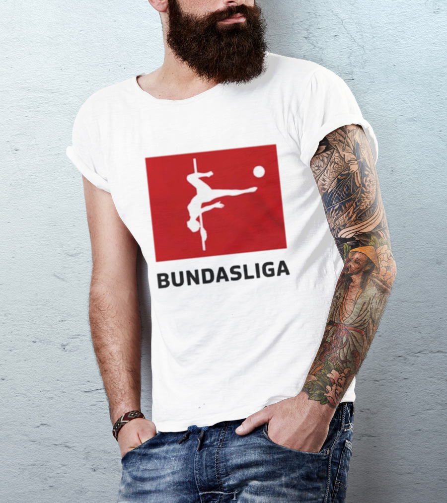 CA$HANOVA BULHAR BUNDASLIGA Parody Soccer Pole Dance Icon Red T-Shirt