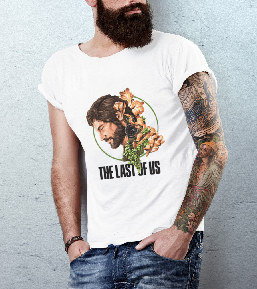 The Last Of Us Joel Portrait With Nature T-Shirt