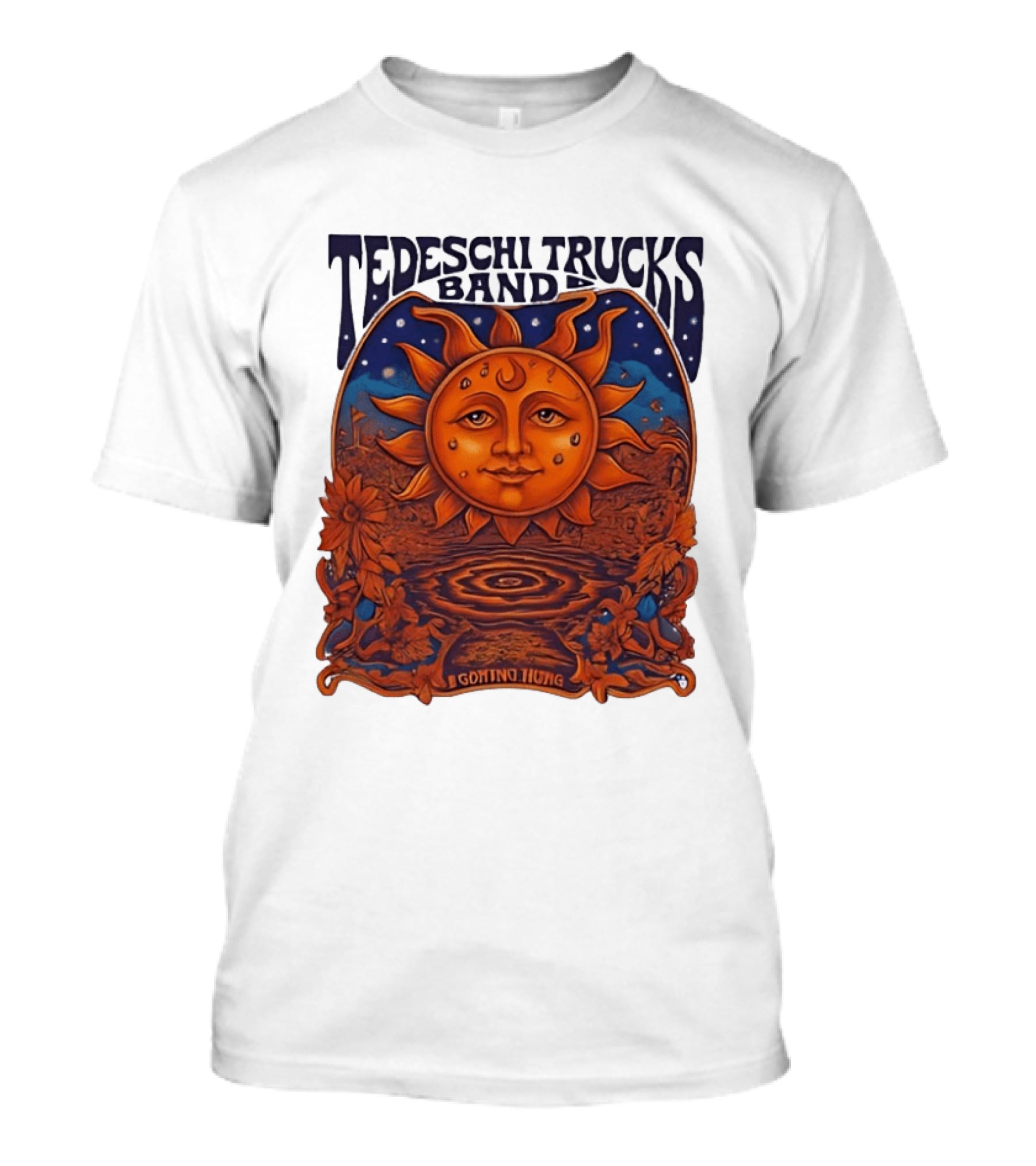 Tedeschi Trucks Band Cosmic Sunflower I Am The Moon Tour T-Shirt