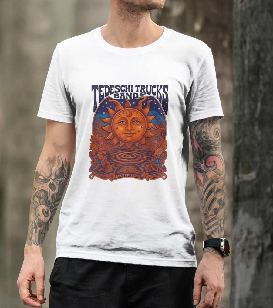 Tedeschi Trucks Band Cosmic Sunflower I Am The Moon Tour T-Shirt