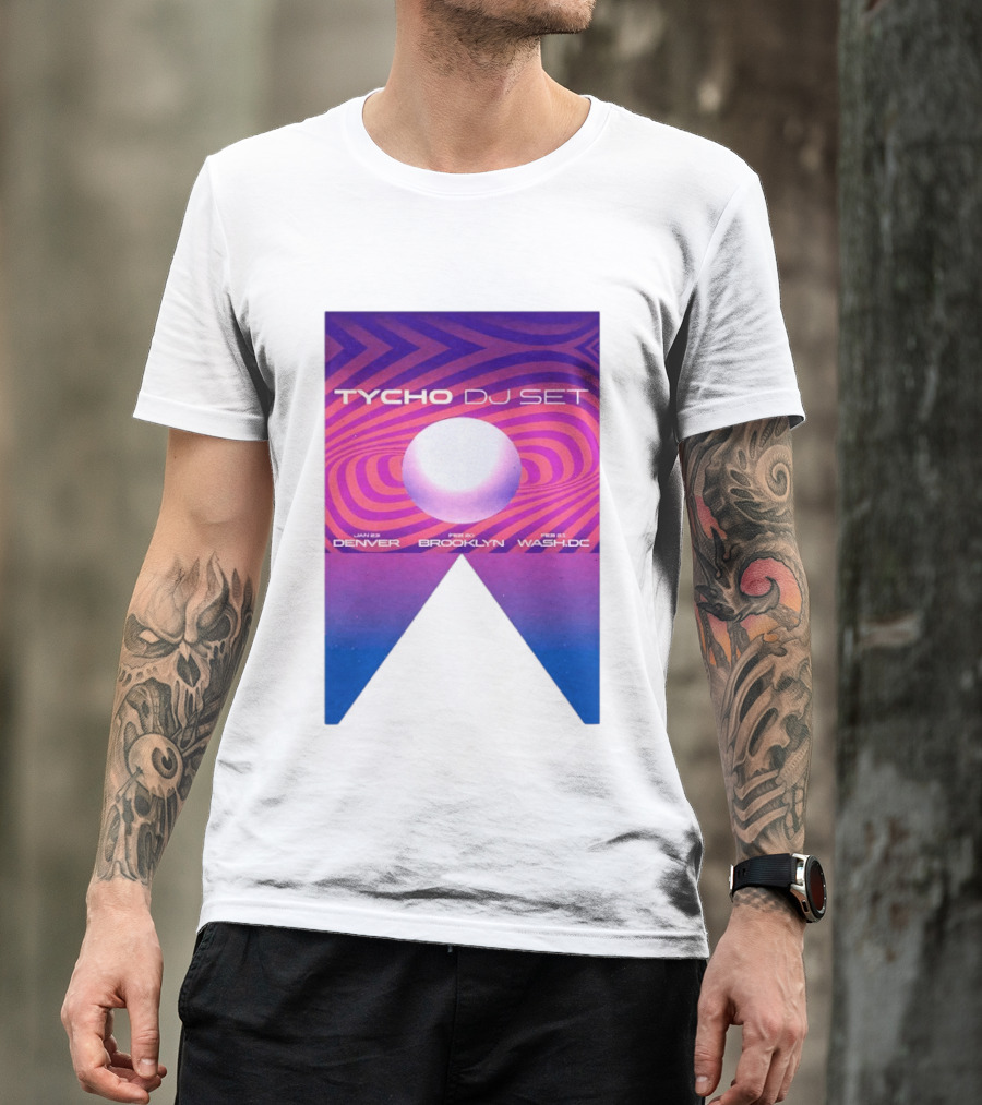 Tycho DJ Set Tour Jan Feb 2026 Denver Brooklyn DC T-Shirt