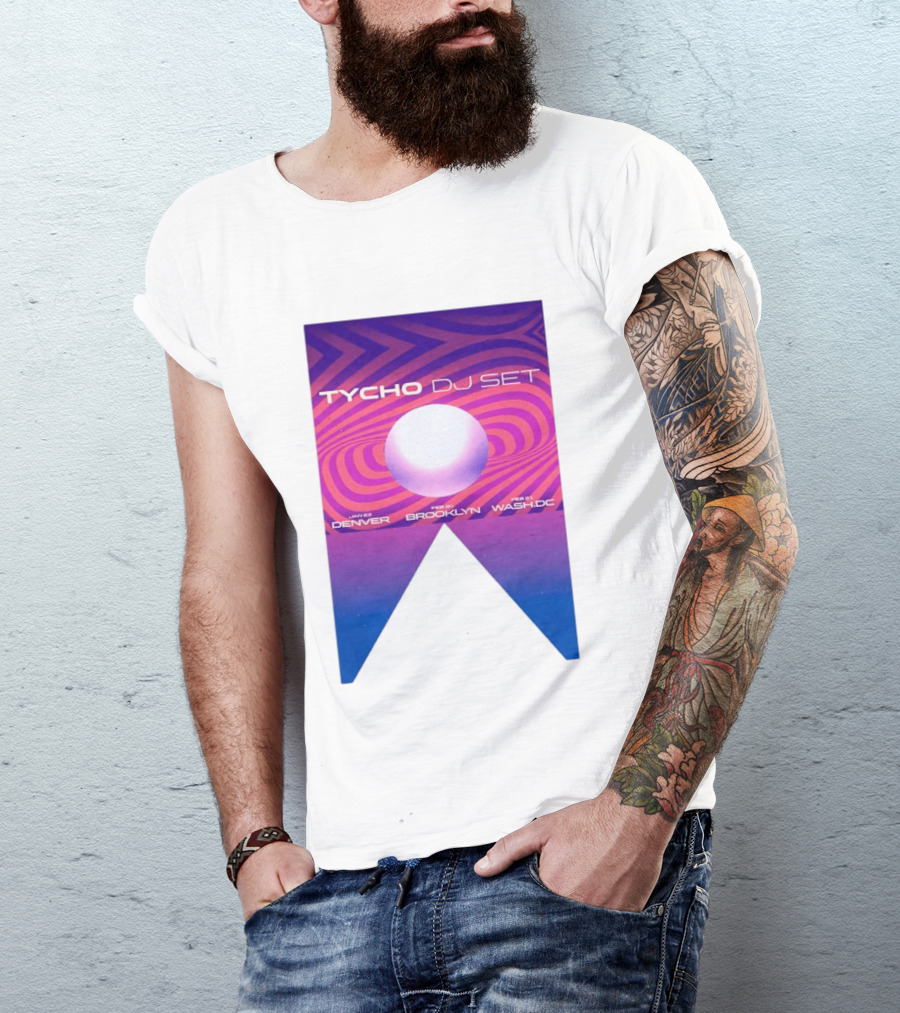 Tycho DJ Set Tour Jan Feb 2026 Denver Brooklyn DC T-Shirt