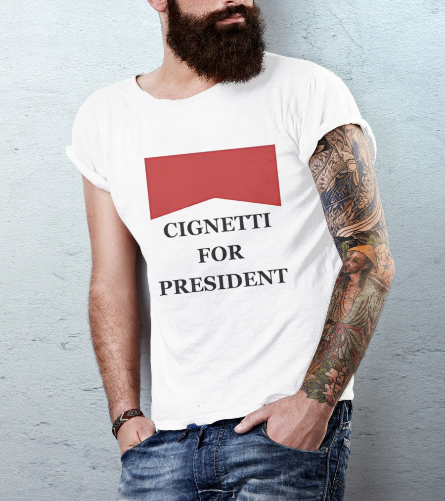 Cignetti For President Marlboro T-Shirt