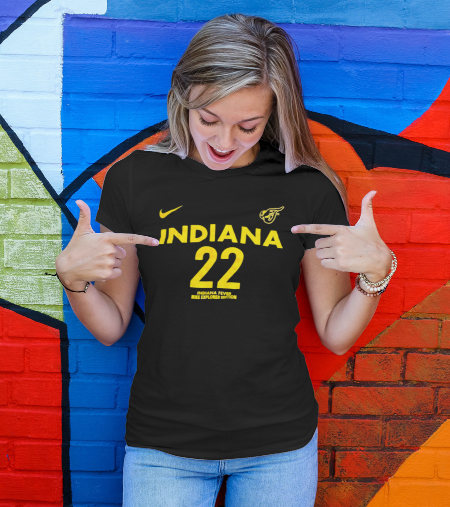 Nike Indiana Fever 22 Caitlin Clark Explorer Edition T-Shirt