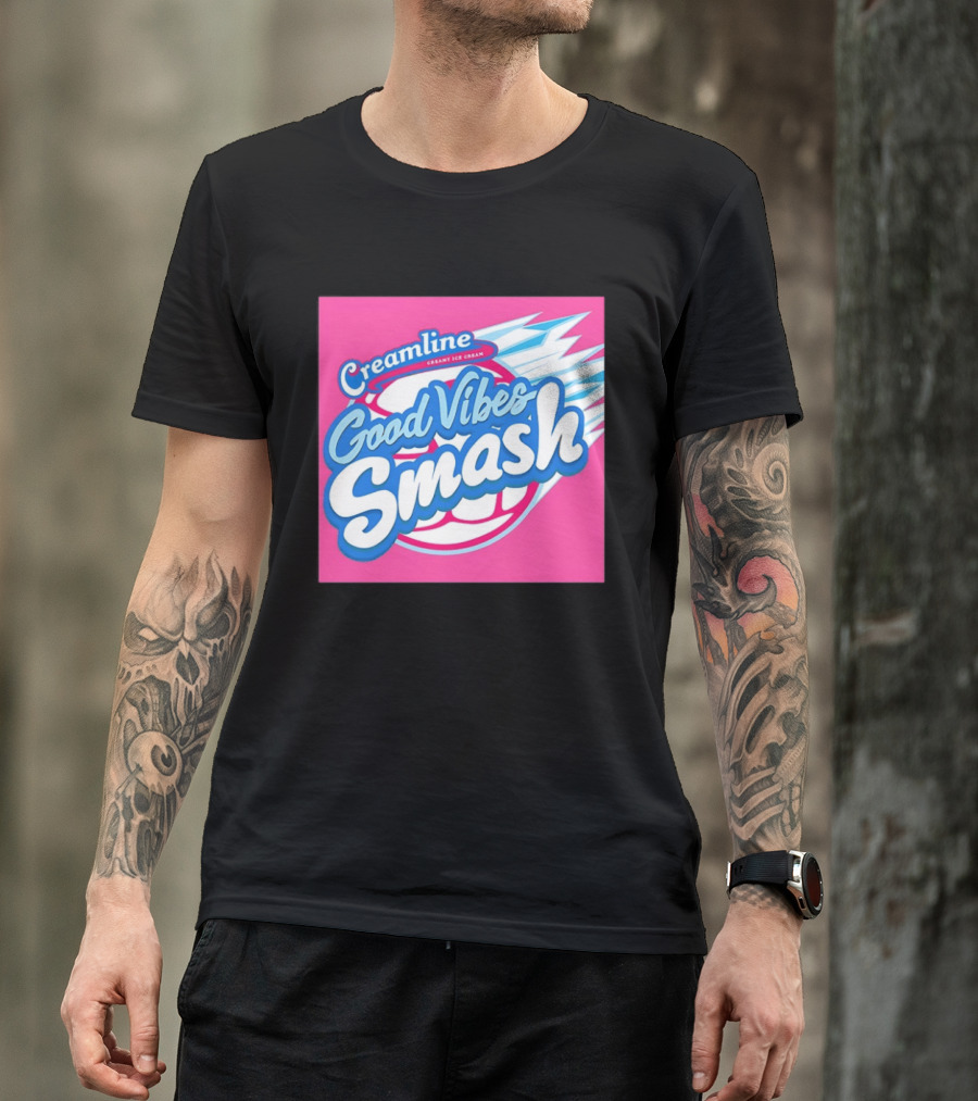 Creamline Good Vibes Smash Creamy Ice Cream Burst T-Shirt