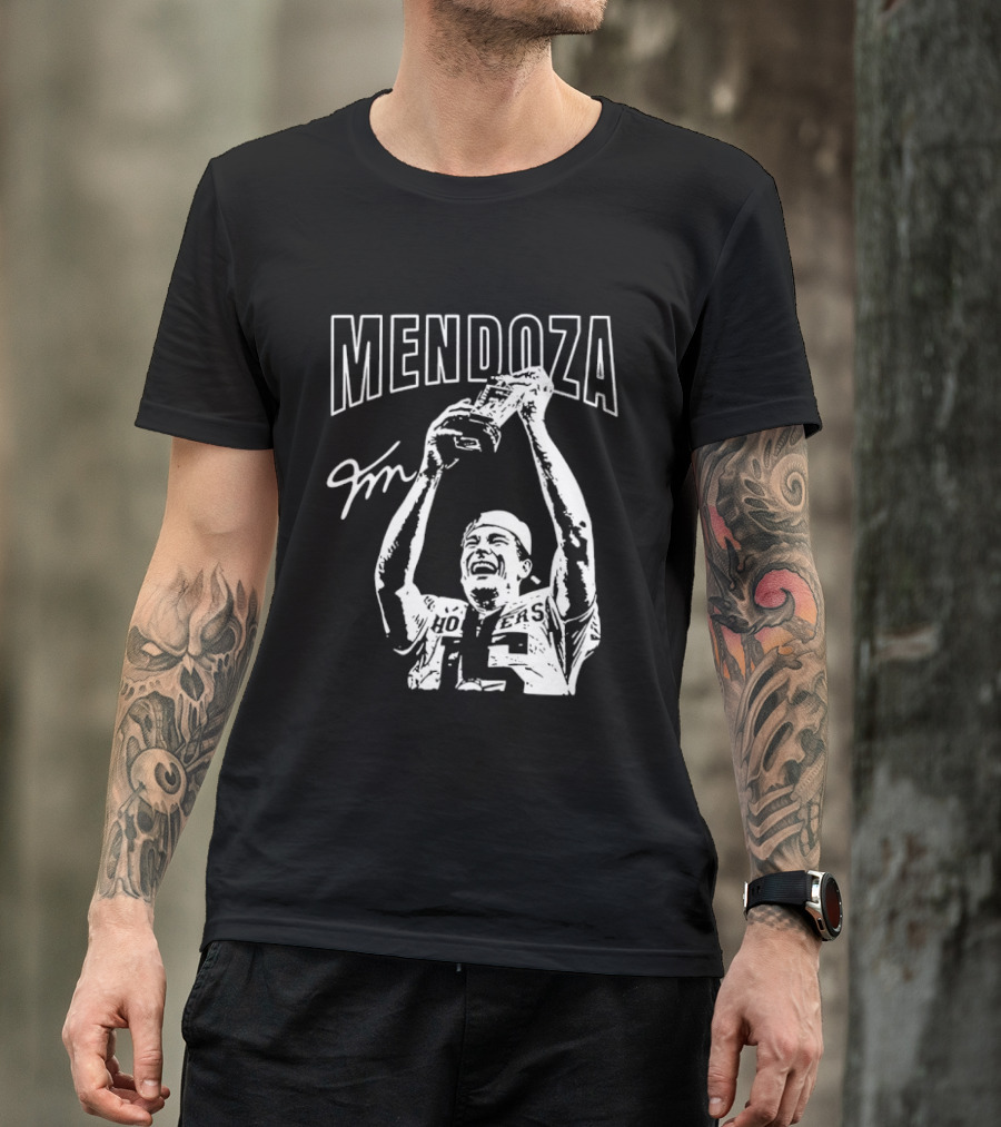 Mendoza Hoosiers Football Trophy Celebration T-Shirt