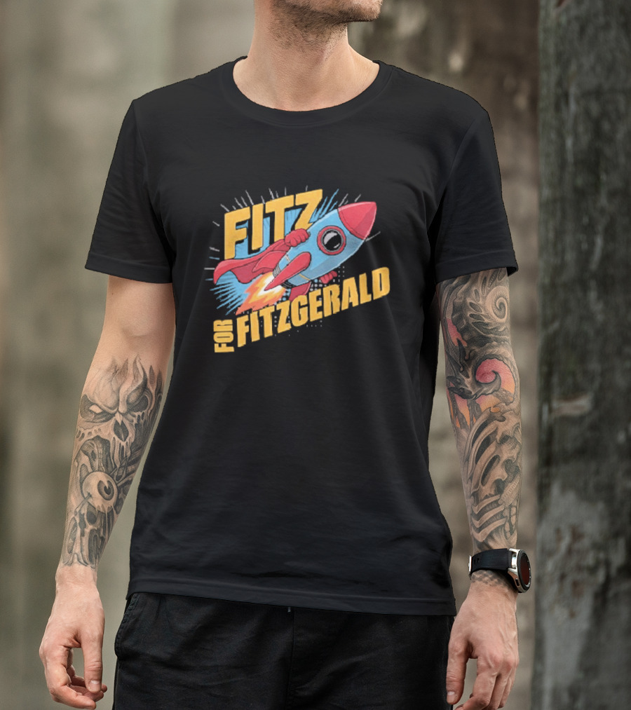 FITZ For FITZGERALD Rocketship T-Shirt