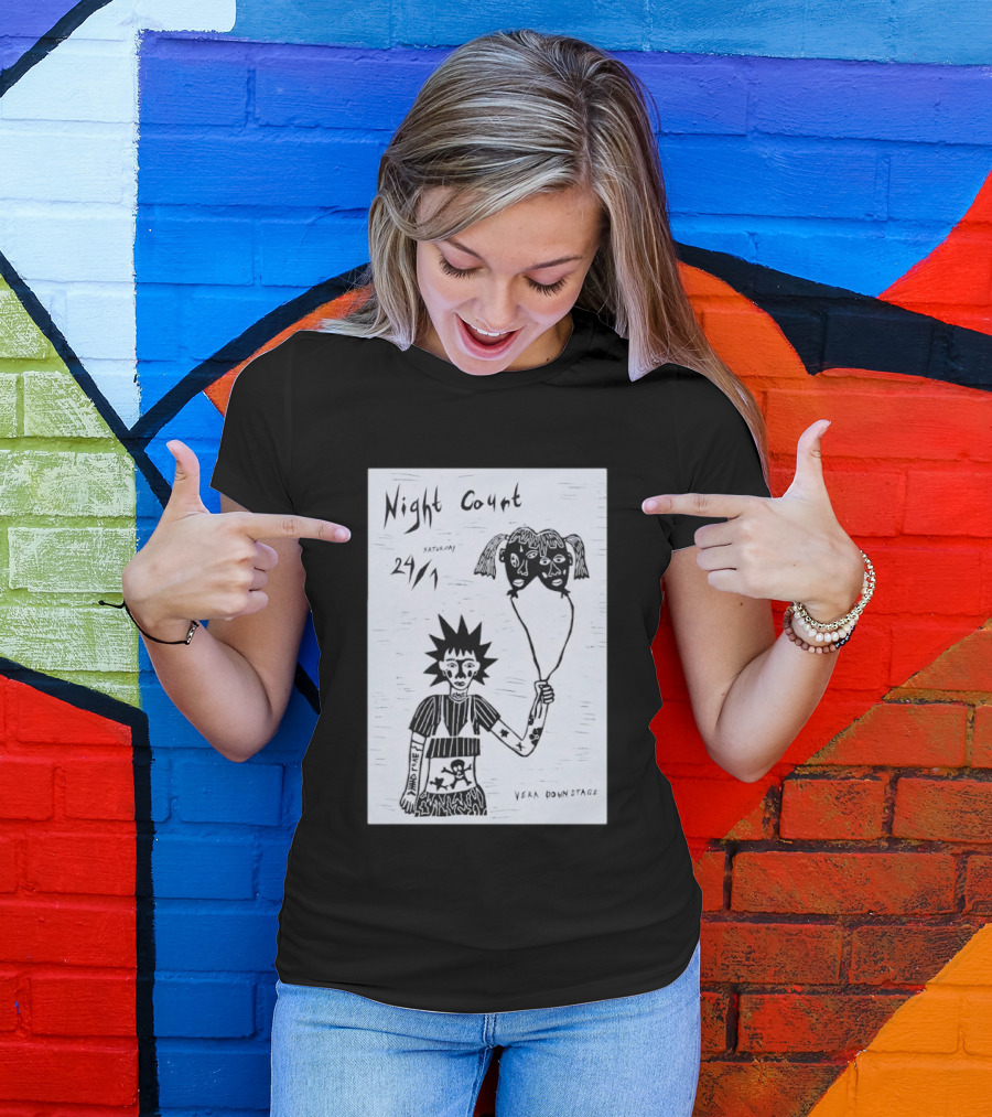 Night Court January 24 Vera Downstage Groningen NL Punk T-Shirt