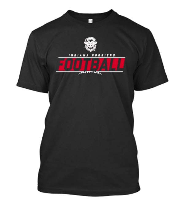 Indiana Hoosiers Football Gear With Iconic Helmet T-Shirt