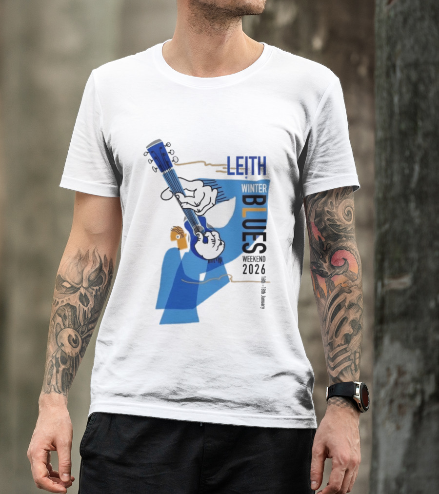 Leith Winter Blues Weekend 2026 Guitar Festival T-Shirt