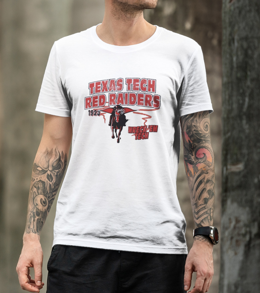 Texas Tech Red Raiders 1923 Wreck 'Em Tech Horse T-Shirt