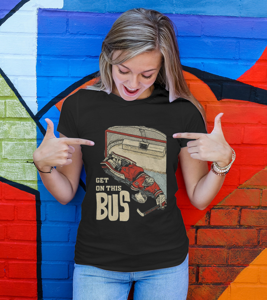 Brandon Bussi Carolina Hurricanes Get On This Bus NHL T-Shirt