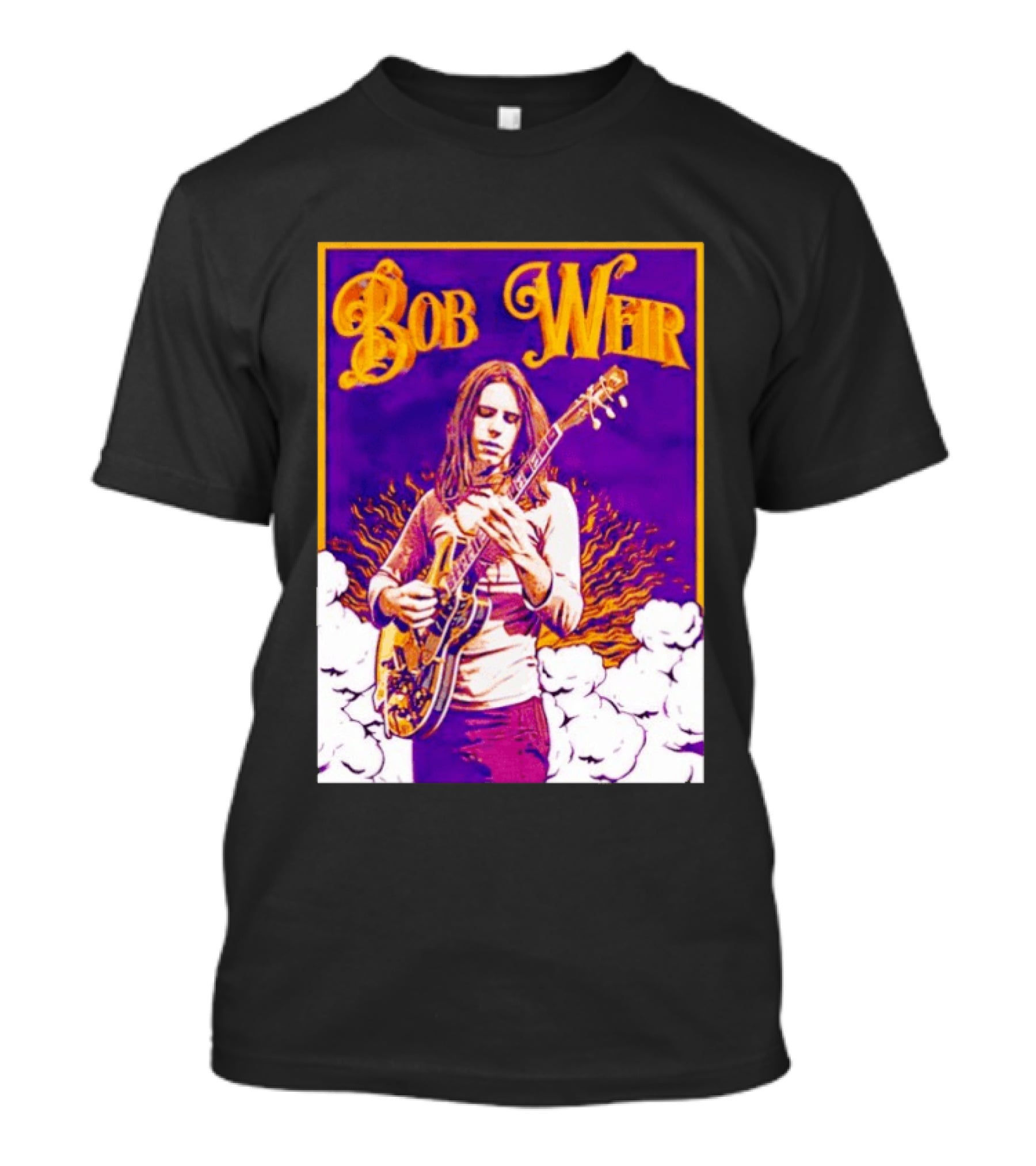 Bob Weir 1947 2026 Psychedelic Tribute Art With Guitar T-Shirt