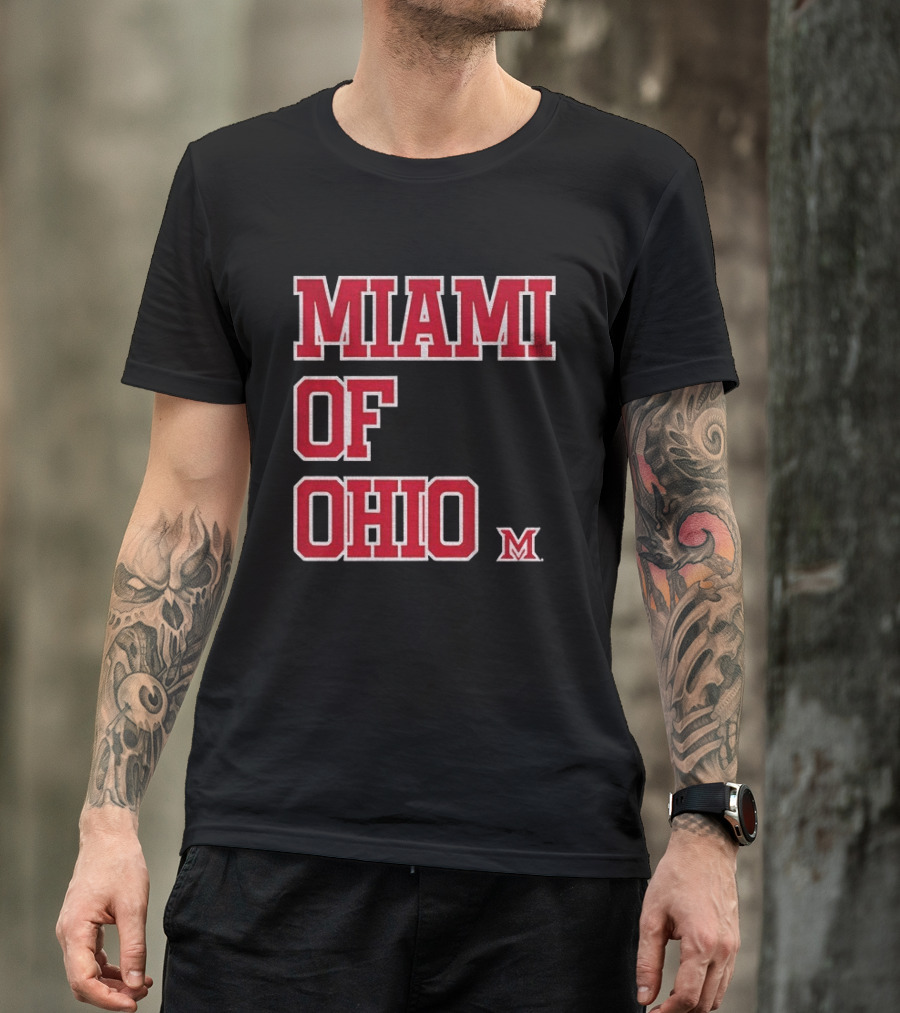 Miami Of Ohio RedHawks Basketball M T-Shirt