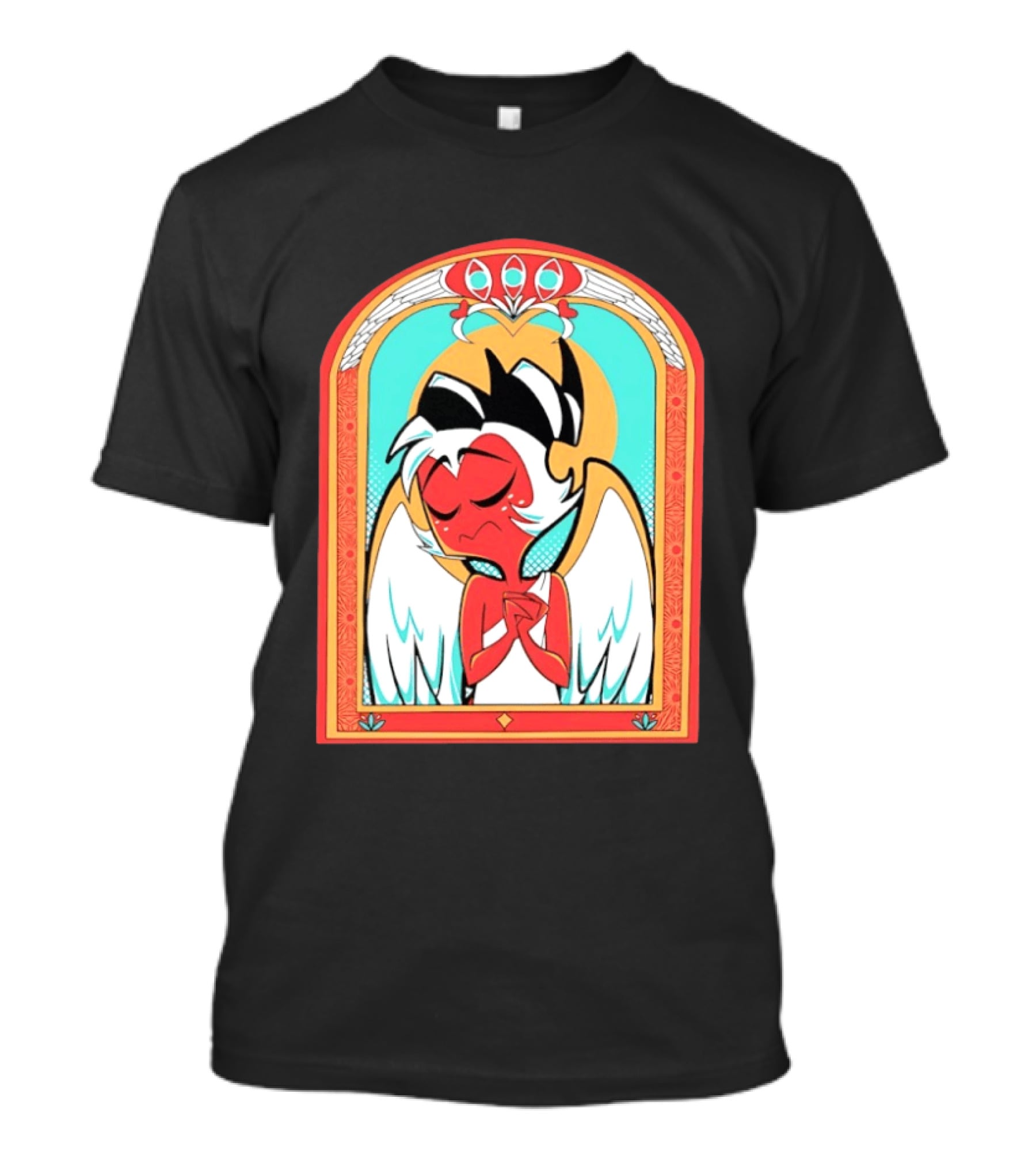 Helluva Boss Saint Fuckass Angel Character Image T-Shirt