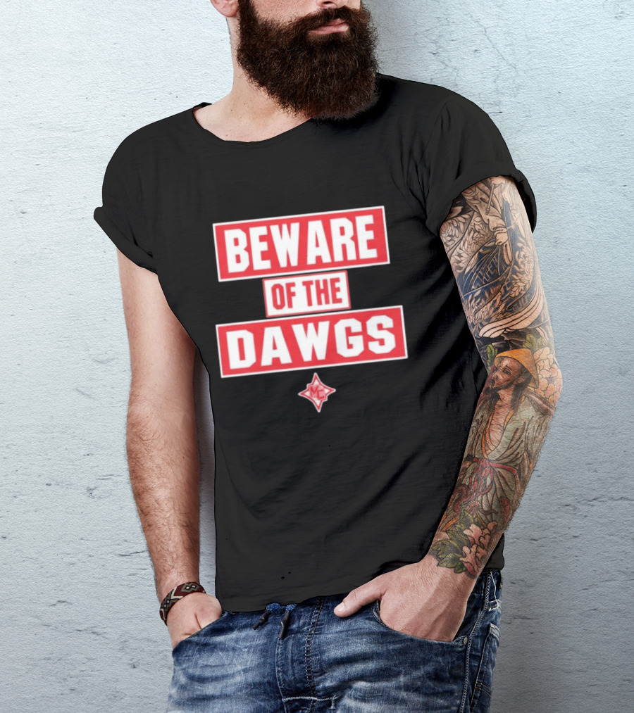 Beware Of The Dawgs Georgia Bulldogs MC Dawgs T-Shirt
