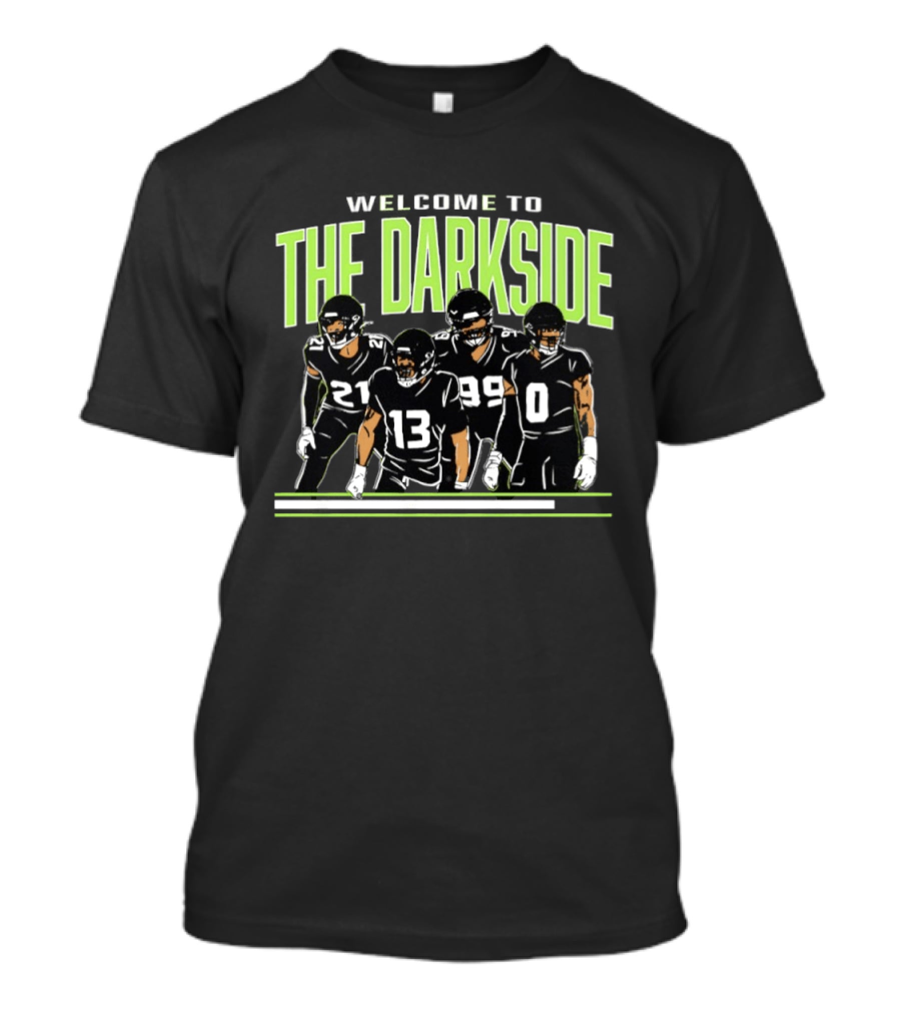 Welcome To The Dark Side Seattle Seahawks Players Football Team T-Shirt
