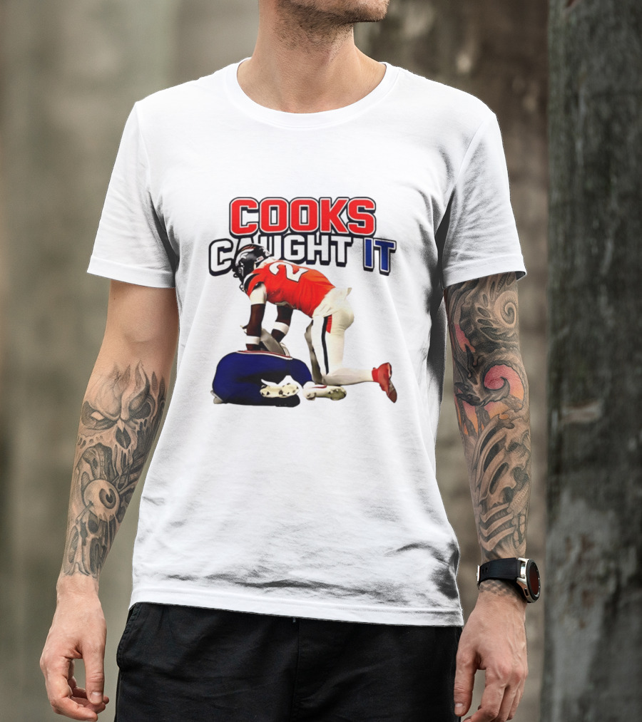 Buffalo Bills Mafia Cooks Caught It Football Play T-Shirt