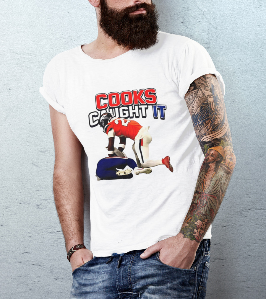 Buffalo Bills Mafia Cooks Caught It Football Play T-Shirt