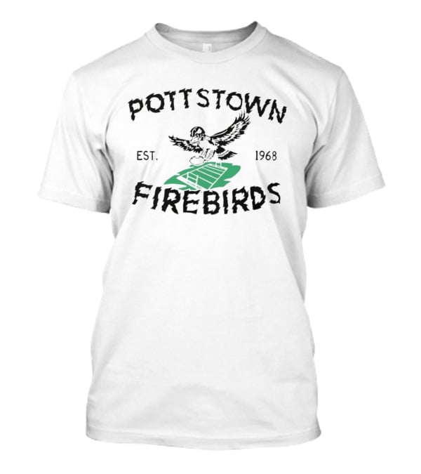 Pottstown Firebirds Football Est 1968 Vintage Eagle T-Shirt