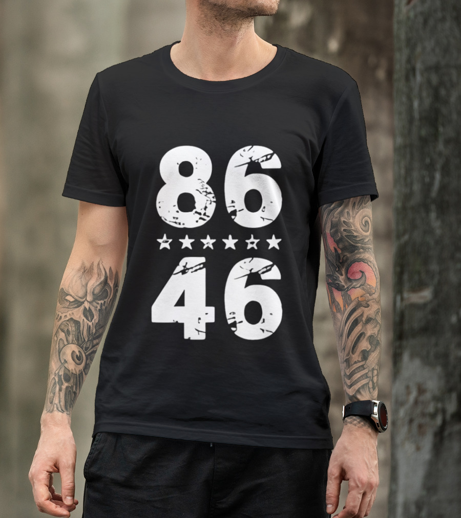 Impeach Biden 8646 86 46 Stars T-Shirt