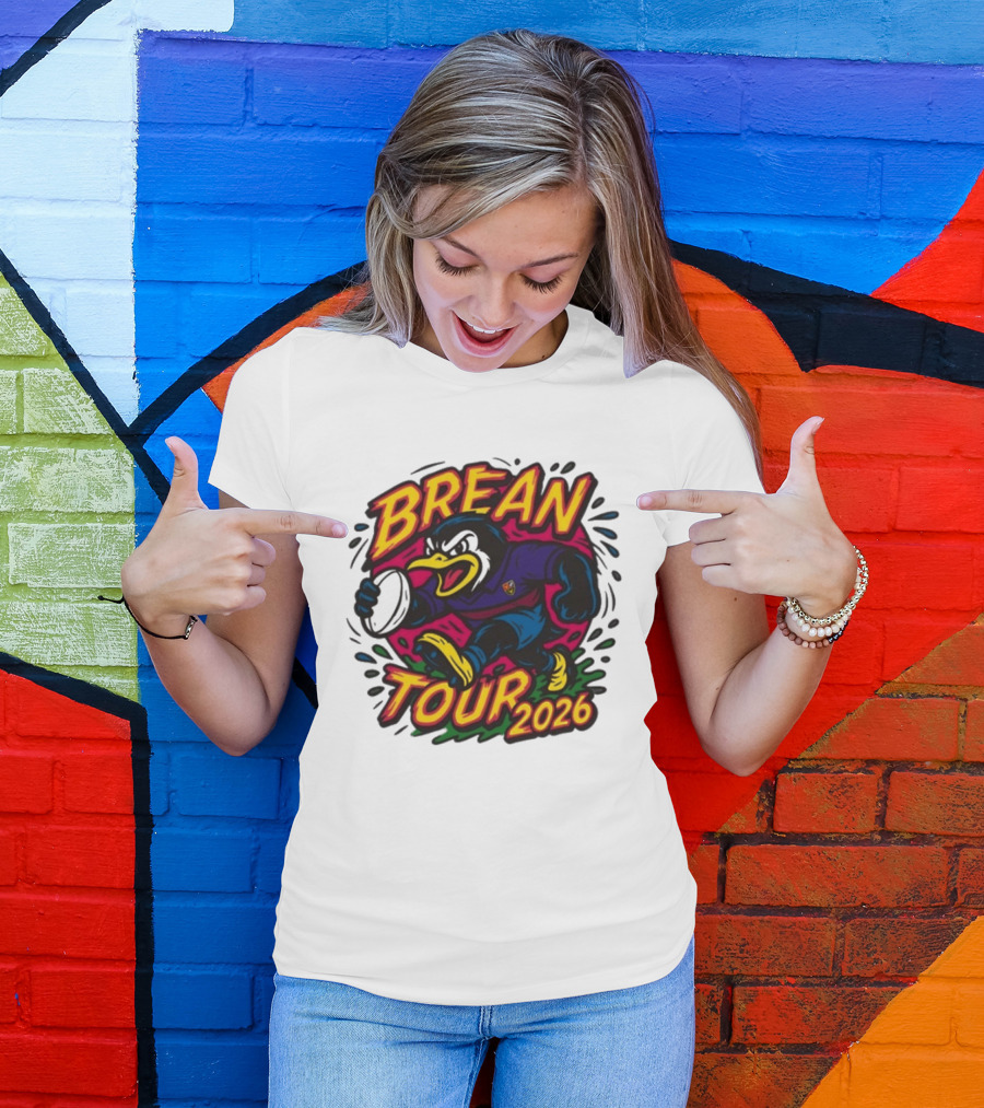 Brean Tour 2026 Rugby Mascot Dynamic T-Shirt