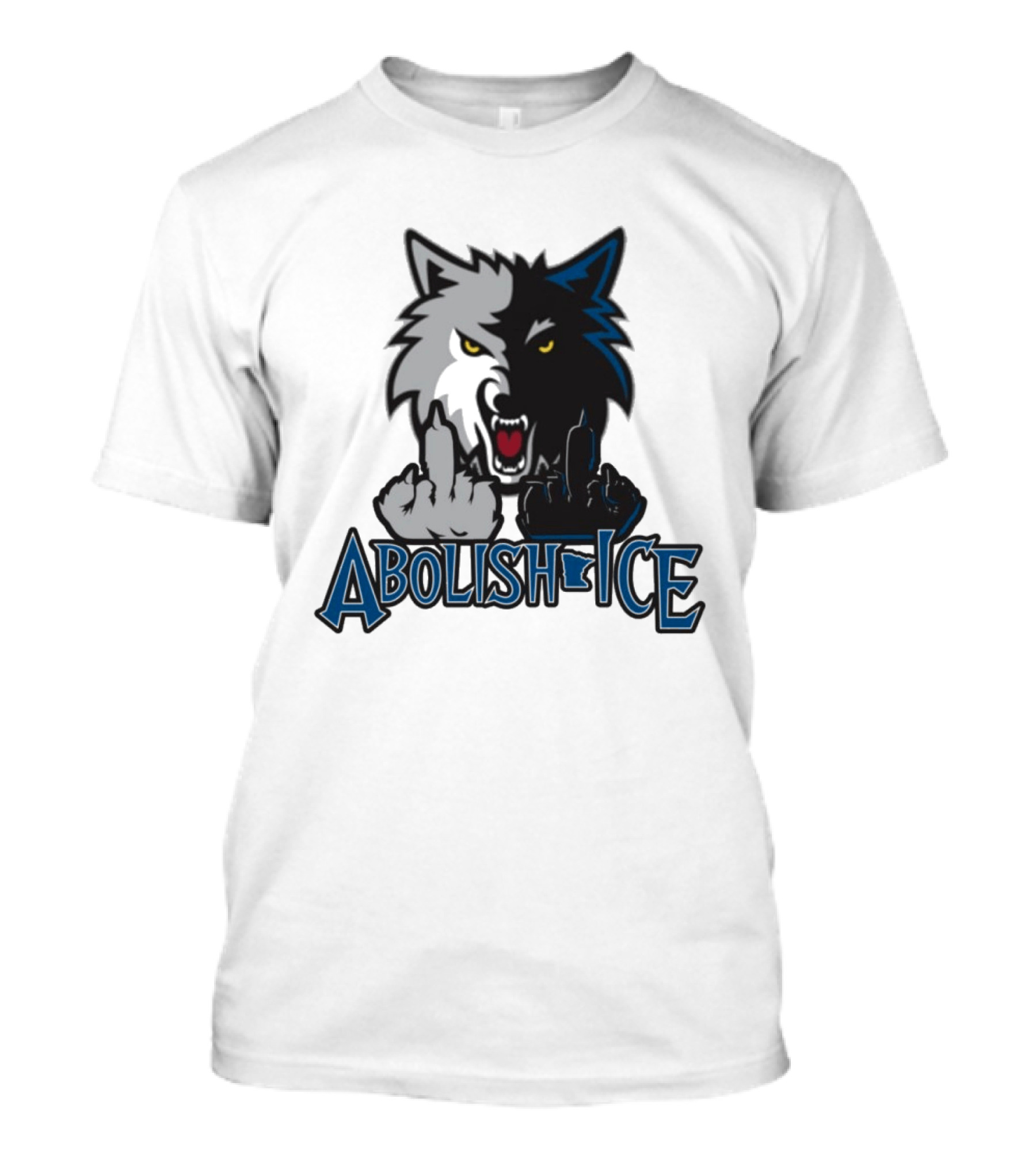Minnesota Wolves Abolish Ice Wolves T-Shirt