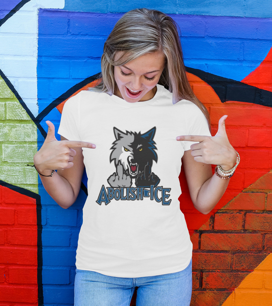 Minnesota Wolves Abolish Ice Wolves T-Shirt