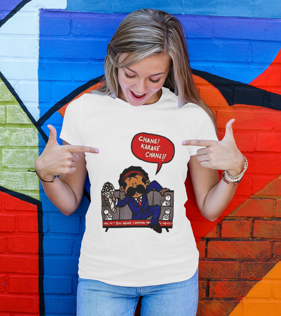 Chane Karare Chane Comic News Character Speech Bubble T-Shirt