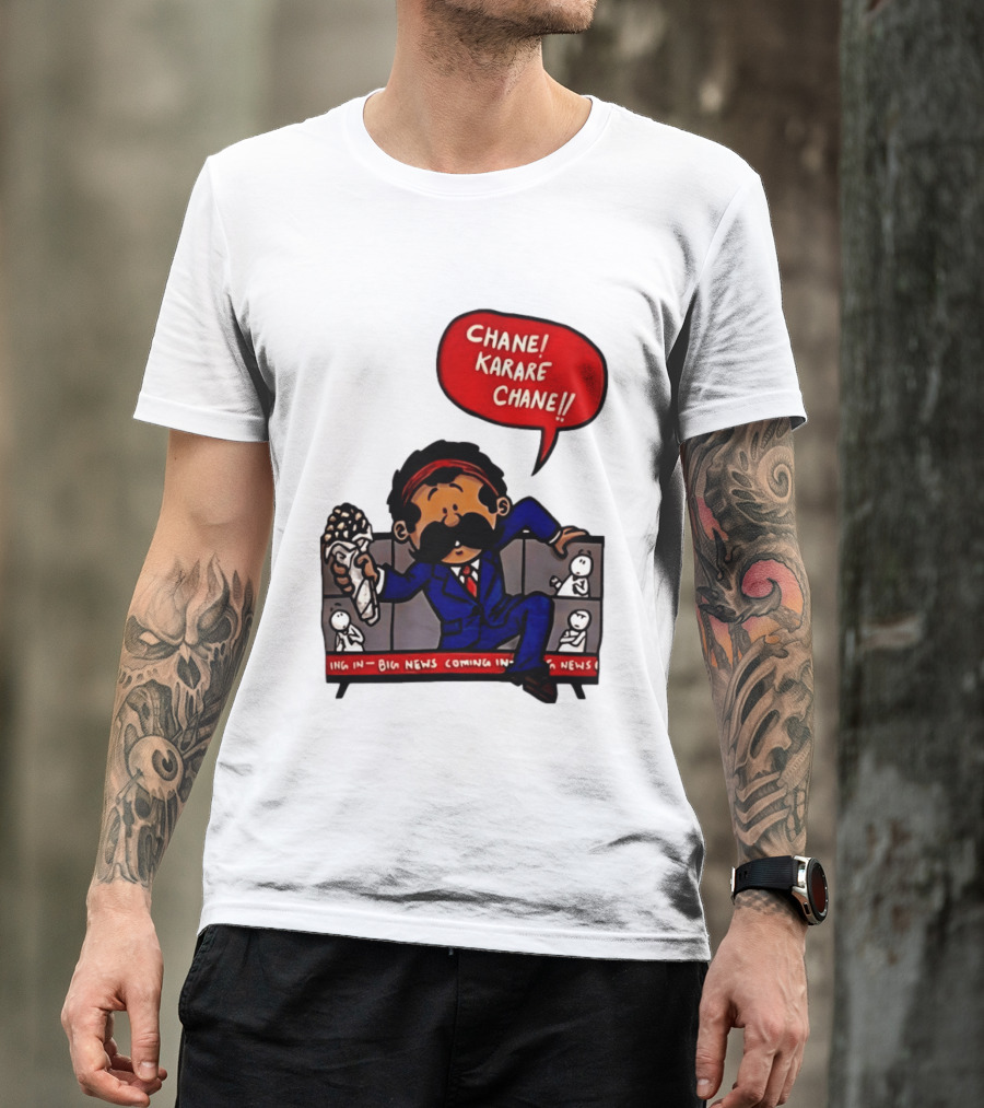 Chane Karare Chane Comic News Character Speech Bubble T-Shirt