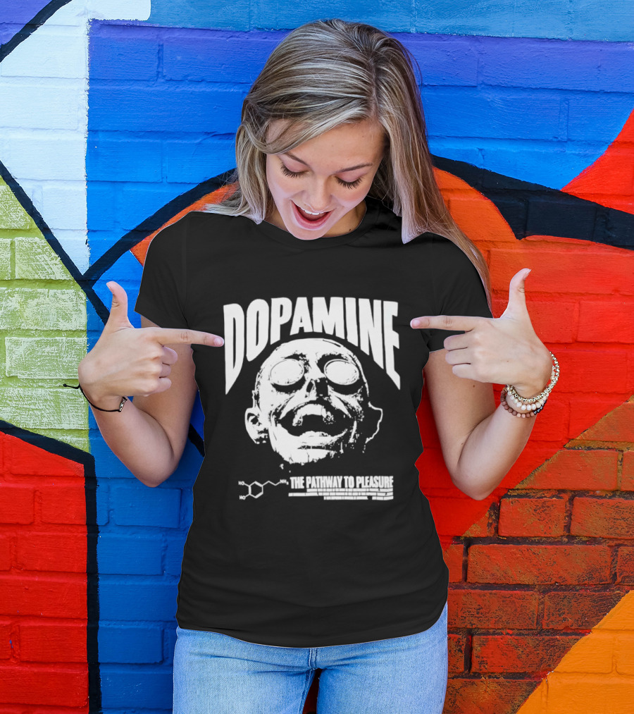 Dopamine The Pathway To Pleasure Molecular Formula Head T-Shirt