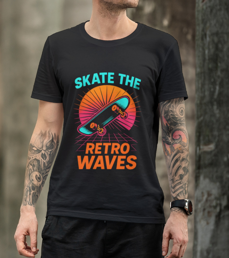 Skate The Retro Waves T-Shirt