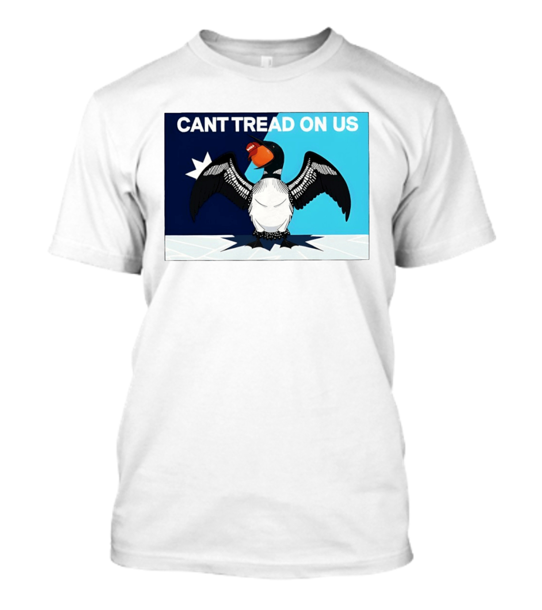 Can't Tread On Us MN State Bird Loon Protest Star T-Shirt