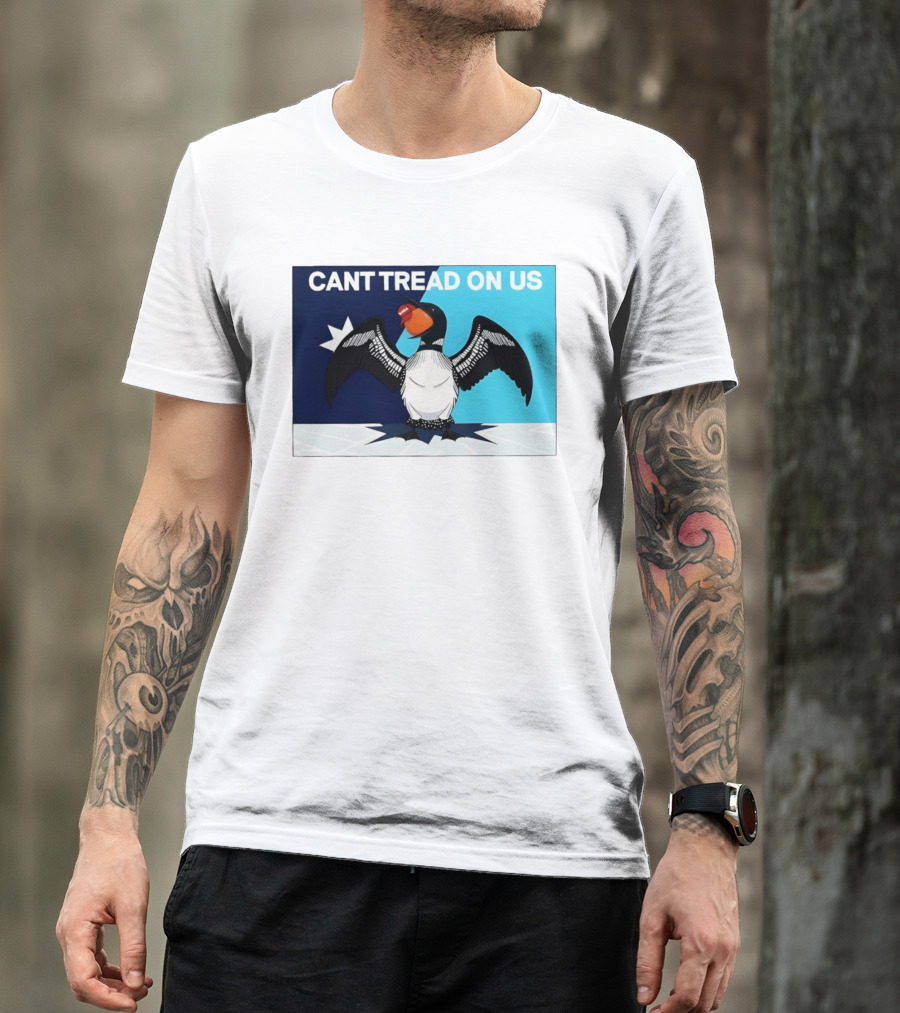 Can't Tread On Us MN State Bird Loon Protest Star T-Shirt