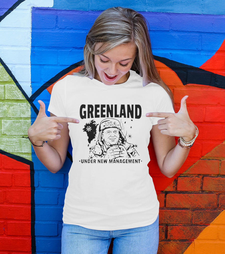 Greenland USA Hat Under New Management T-Shirt
