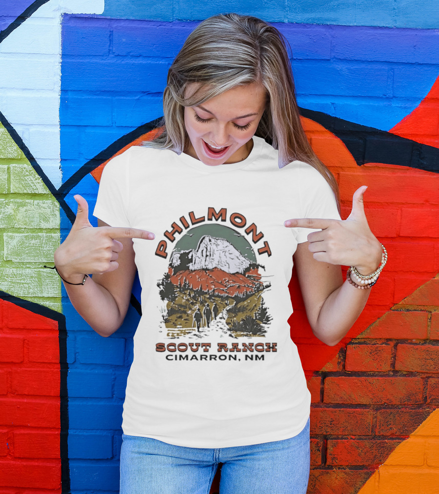 Philmont Scout Ranch Cimarron NM Iconic Mountain Landscape Adventure T-Shirt