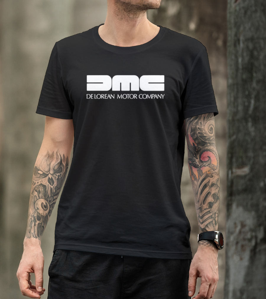 Delorean Motor Company DMC Retro Style Automotive Branding T-Shirt