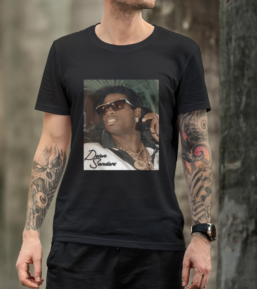 Deion Sanders Phone Call Fashion 1989 T-Shirt
