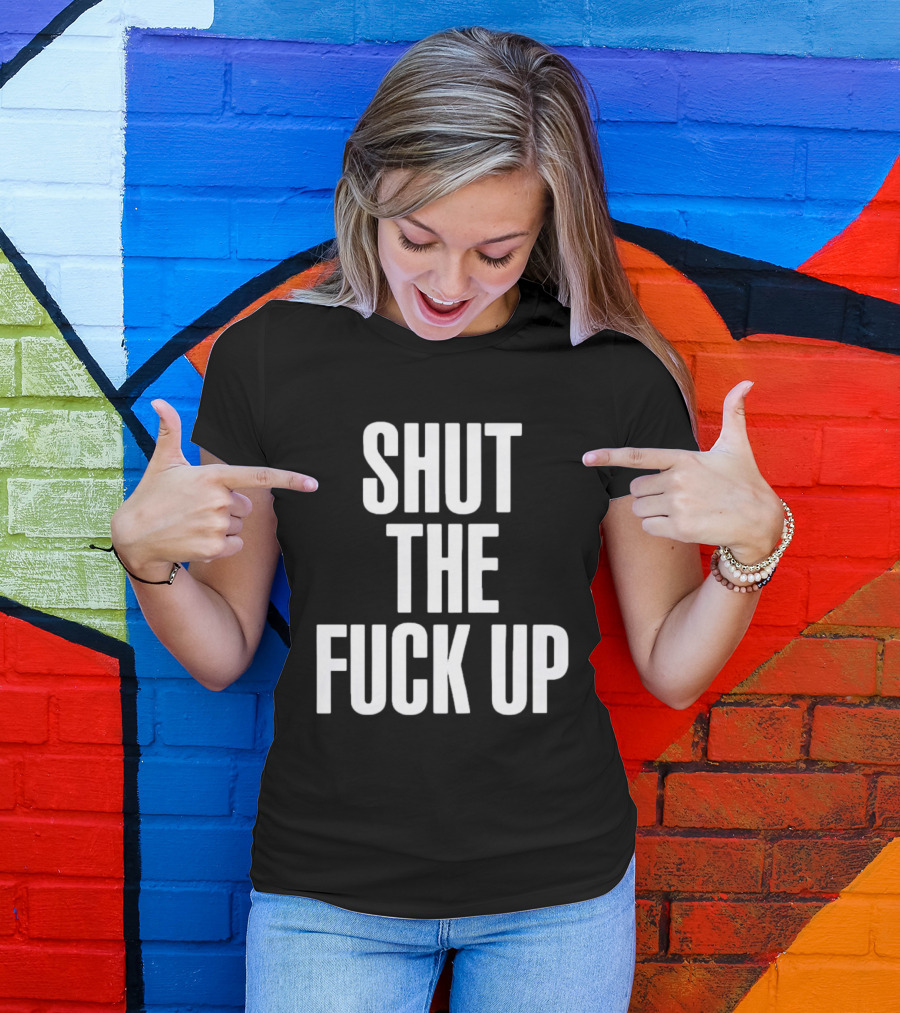 Shut The Fuck Up Black Pink Lisa T-Shirt