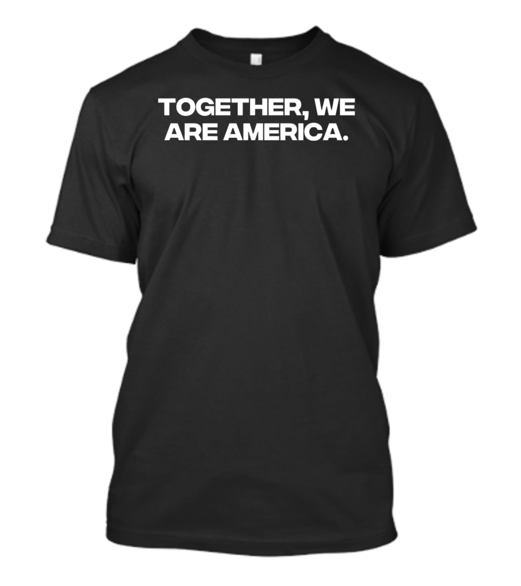 Together We Are America Unity Message T-Shirt