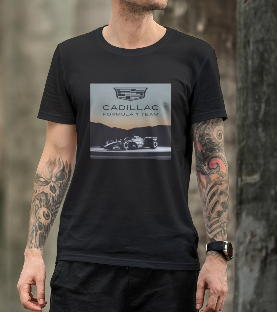 Cadillac Formula 1 Team Debut Car Closer Look Racing Concept T-Shirt